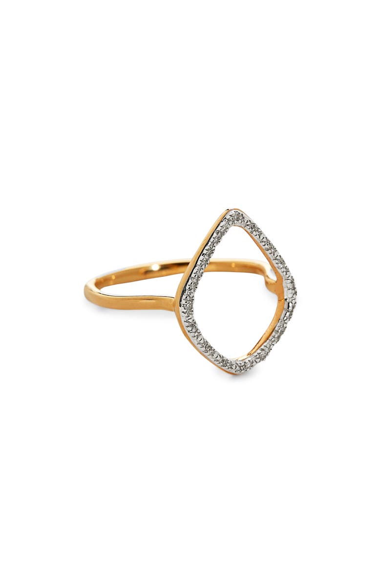 Monica Vinader Riva Diamond Hoop Ring, Alternate, color, 