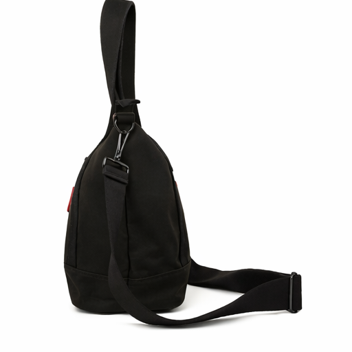Manhattan Portage Waxed Nylon Rego Tote, Alternate, color, Black