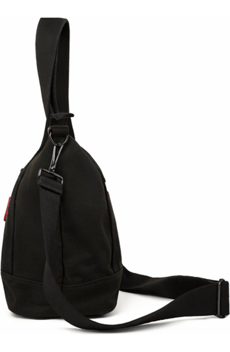 Manhattan Portage Waxed Nylon Rego Tote, Alternate, color, Black
