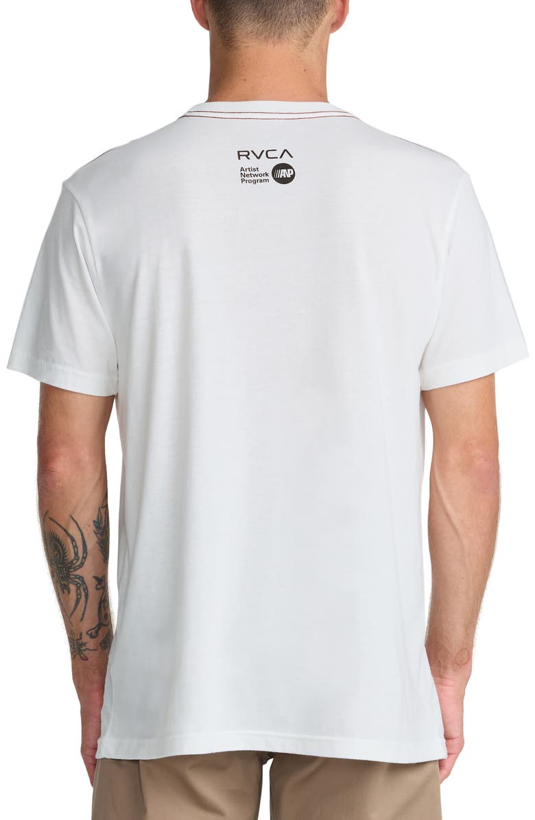 RVCA High Seas Trim Fit Graphic T-Shirt, Alternate, color, Antique White