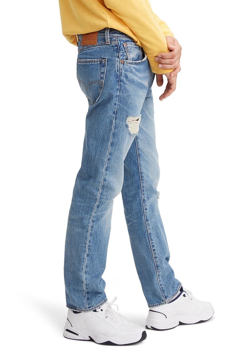 Levi's® 501® '93 Ripped Straight Leg Jeans, Alternate, color, BIKE DX