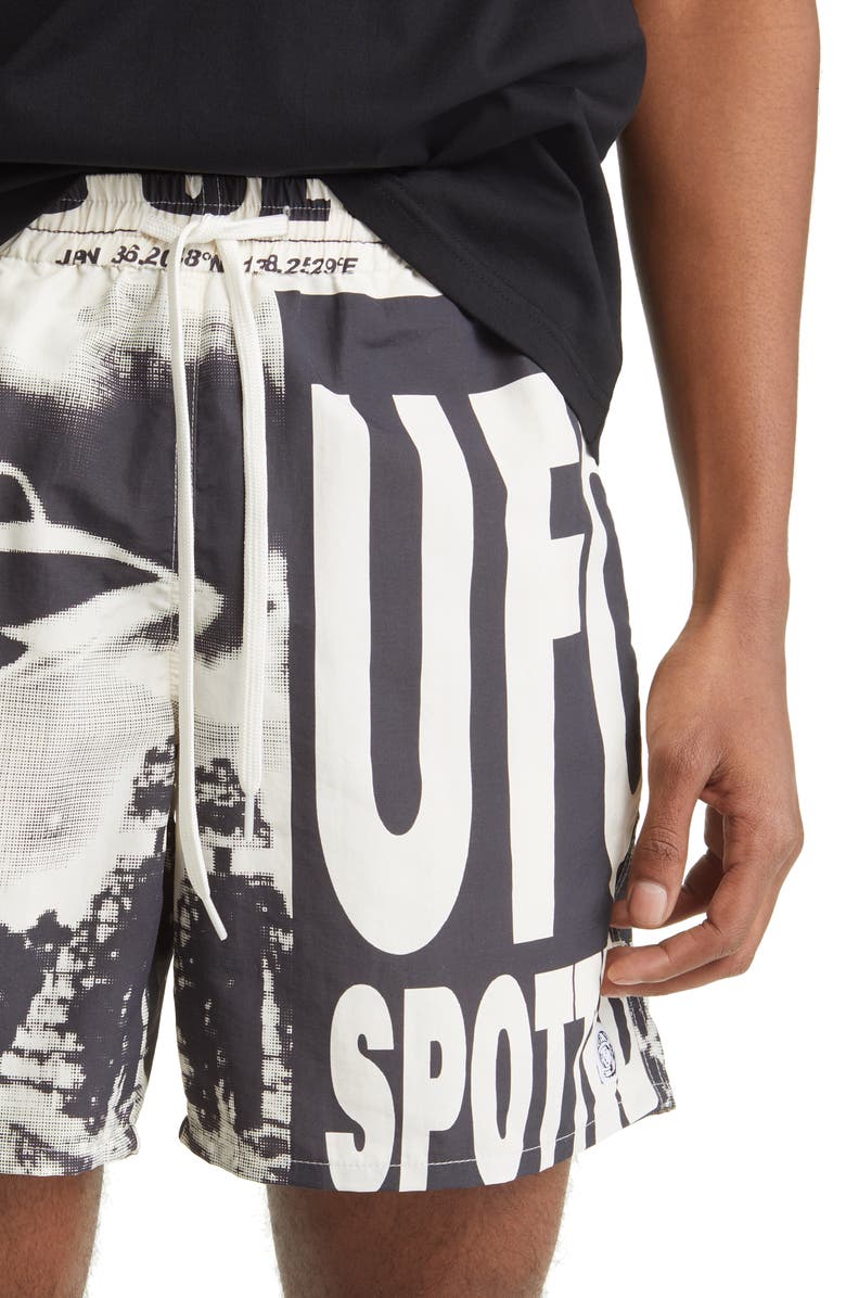 Billionaire Boys Club News Nylon Drawstring Shorts, Alternate, color, 