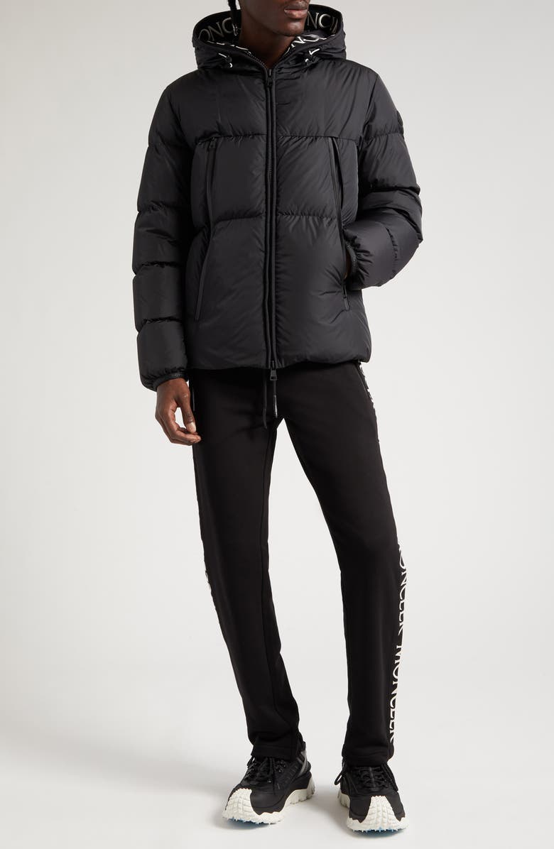 Moncler Montcla Down Puffer Jacket, Main, color, Black