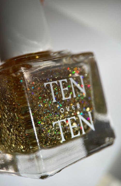 Tenoverten Gold Nail Polish Topper In Bergen