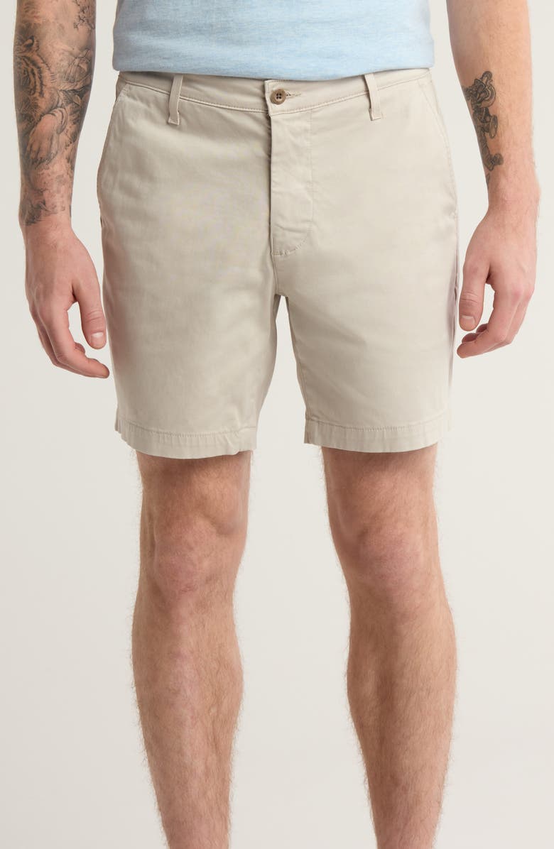 AG Cipher 7-Inch Chino Shorts, Main, color, White Sesame