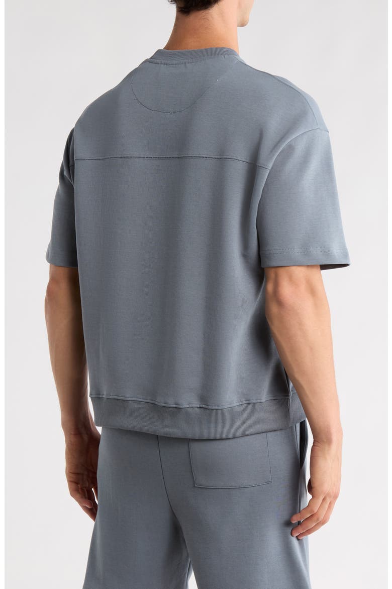 Crewneck T-Shirt, Alternate, color, MID BLUE