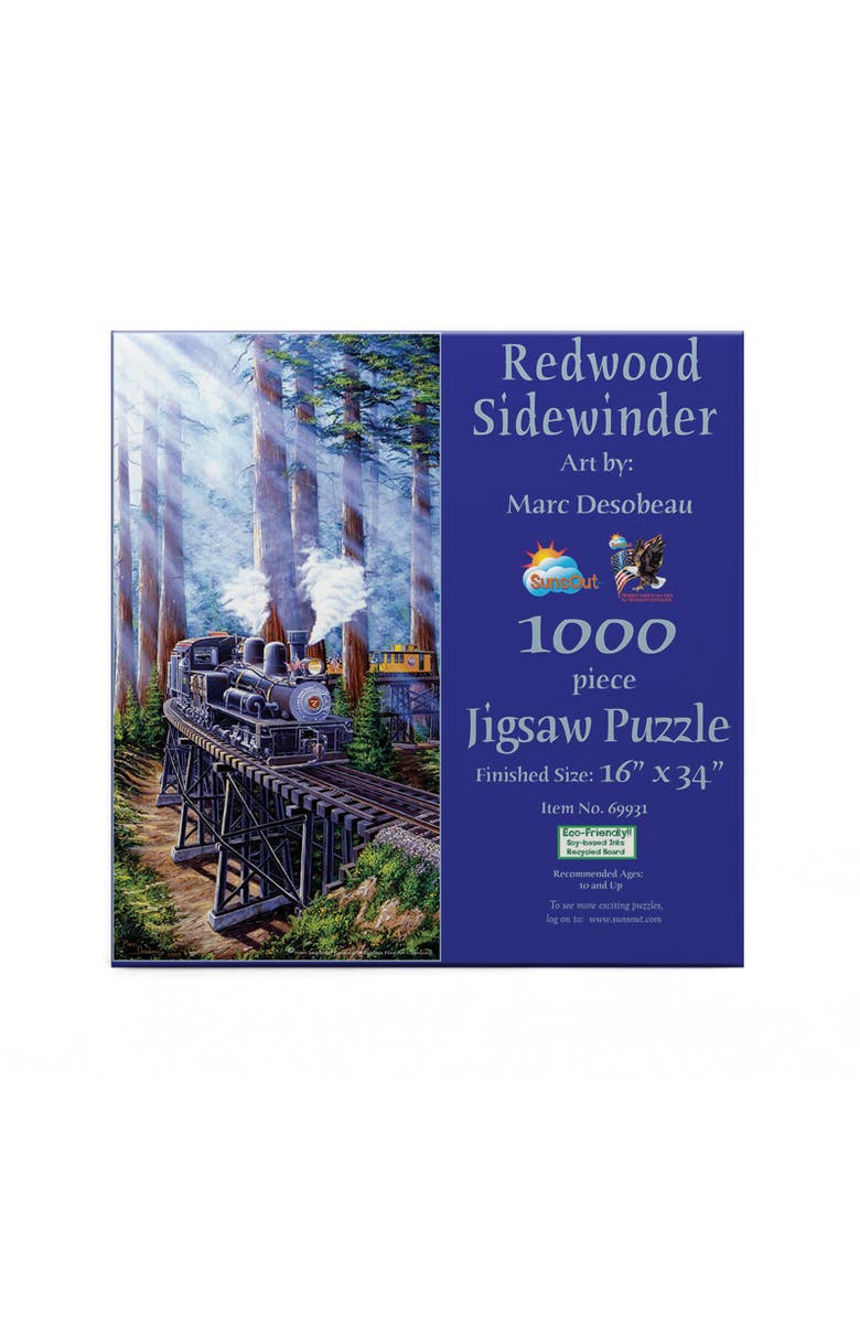 Sunsout Redwood Sidewinder 1000 piece Jigsaw Puzzle for Adults, Alternate, color, Multicolor