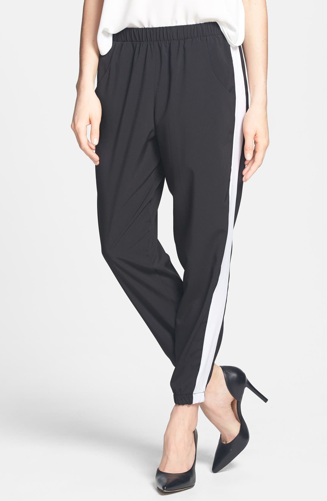 h.i.p. Tuxedo Stripe Track Pants (Women) | Nordstrom