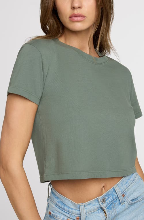 The Standard Stitch The Crop Top In Green