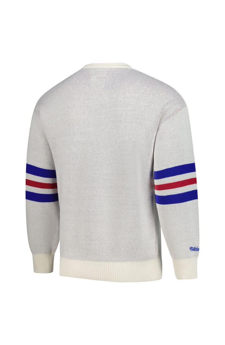 Mitchell & Ness Men's Mitchell & Ness Cream Chicago Cubs Retro Pullover Sweater, Alternate, color, Cream