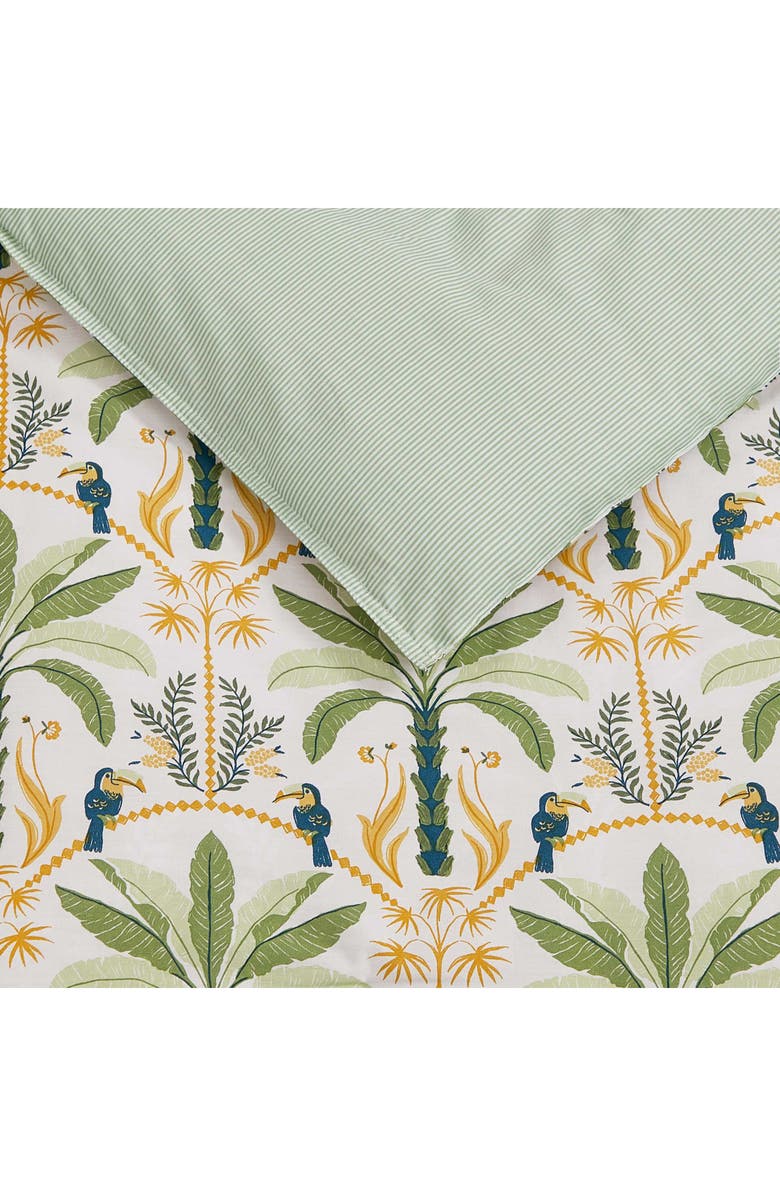 Tommy Bahama Mystic Palms Reversible Cotton Comforter & Sham Set, Alternate, color, Light / Medium Green