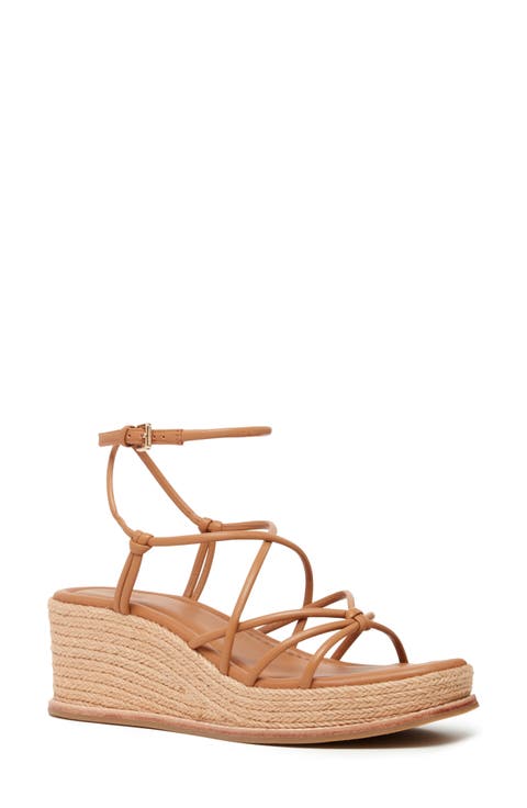 Julia Ankle Strap Espadrille Platform Wedge Sandal (Women)