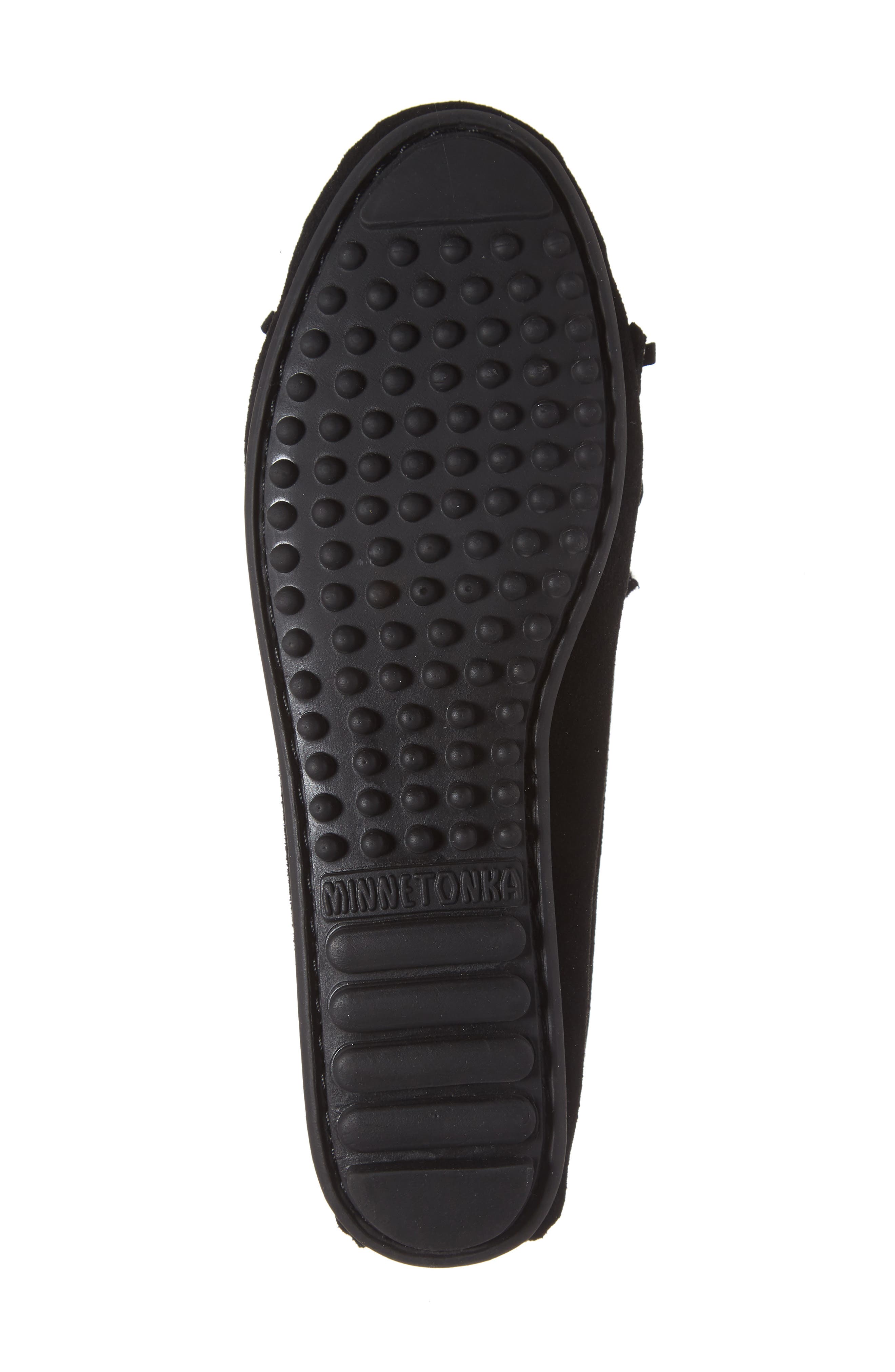 Minnetonka x Lottie Moss Kitty Studded Moccasin, Alternate, color, 