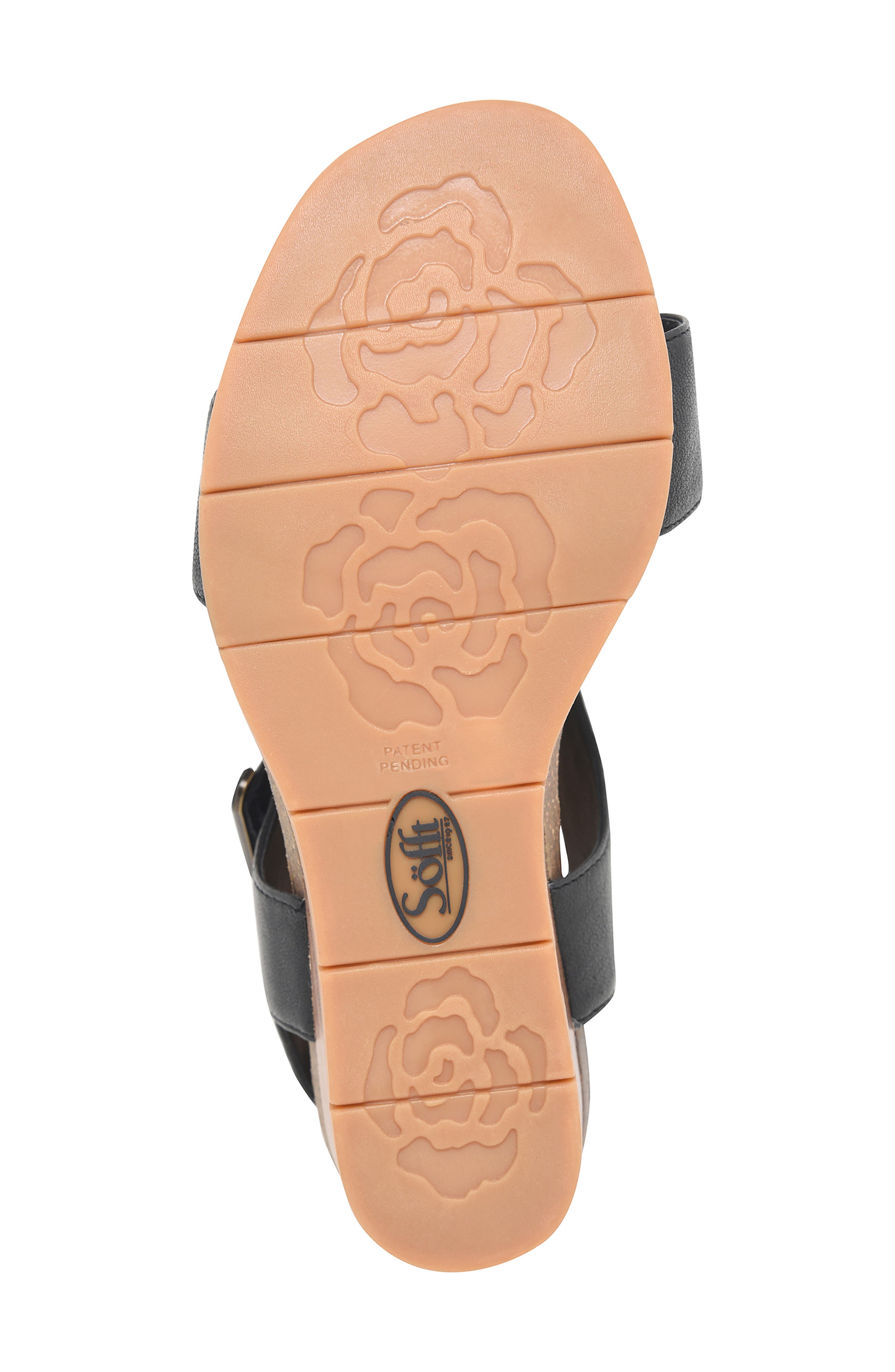 Söfft Verdi II Wedge Sandal, Alternate, color, Black