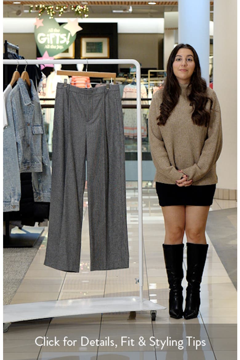 High Waist Roman Check Pants video