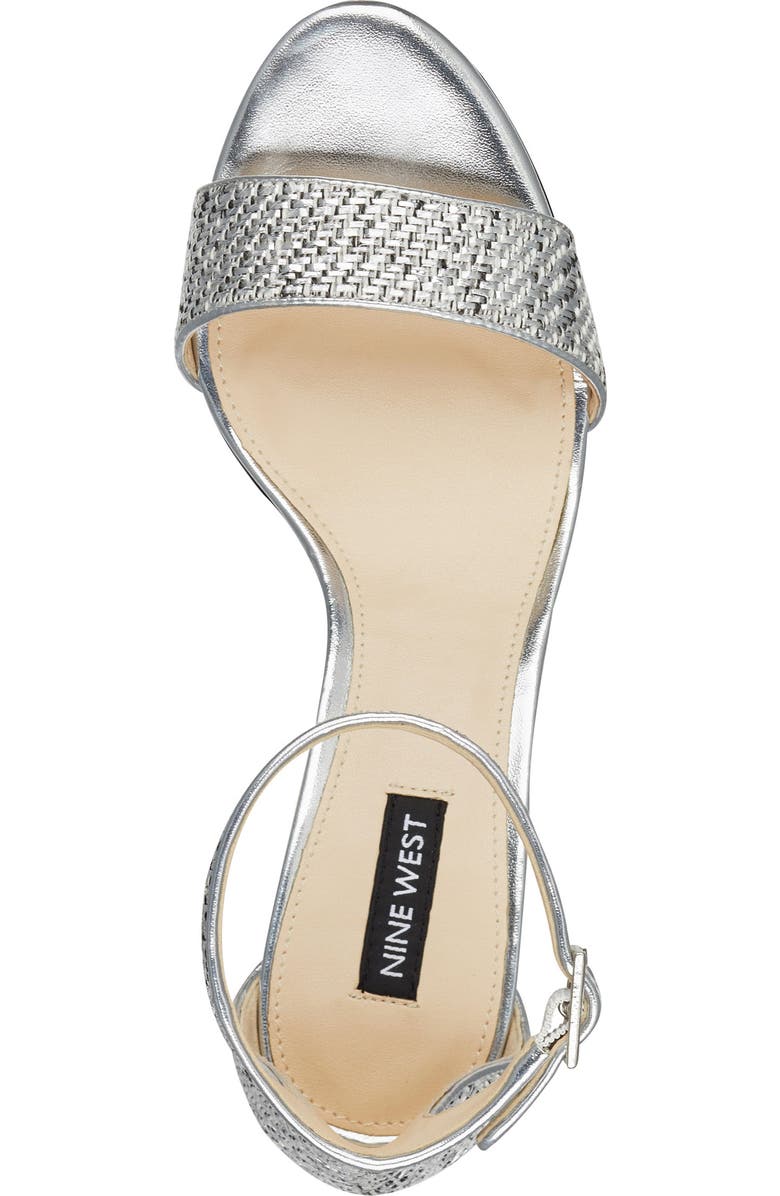 Nine West 'Leisa' Ankle Strap Sandal, Alternate, color,