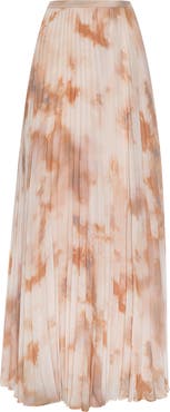 L'AGENCE Torin Pleated Maxi Skirt