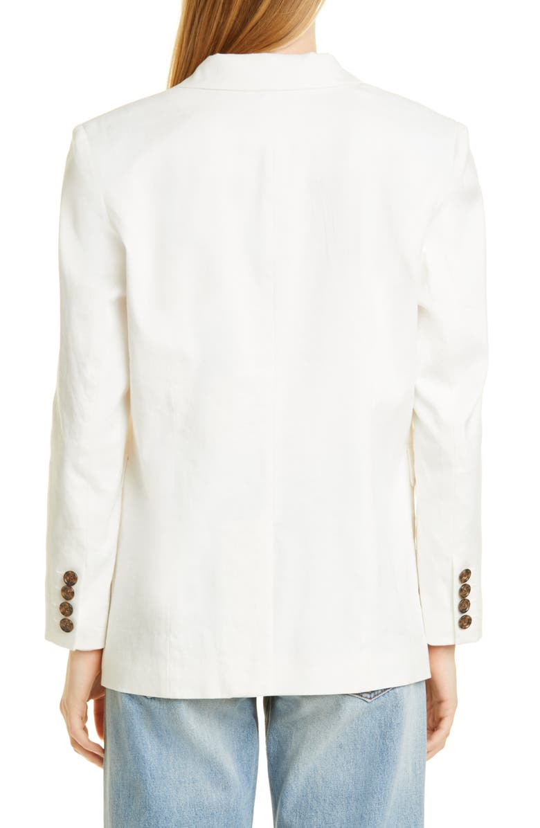 Rails Jac Double Breasted Linen Blend Blazer, Alternate, color,