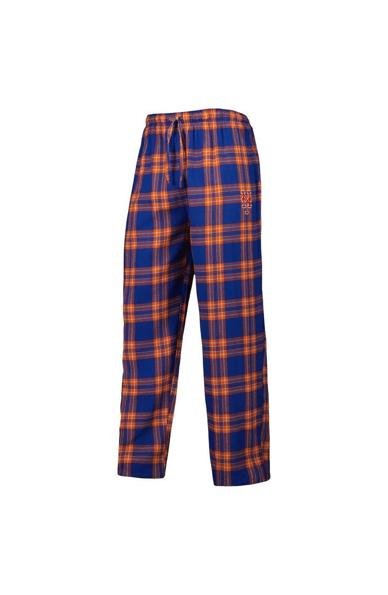 CONCEPTS SPORT Men's Concepts Sport Royal/Orange New York Mets Badge T-Shirt & Pants Sleep Set, Alternate, color, 