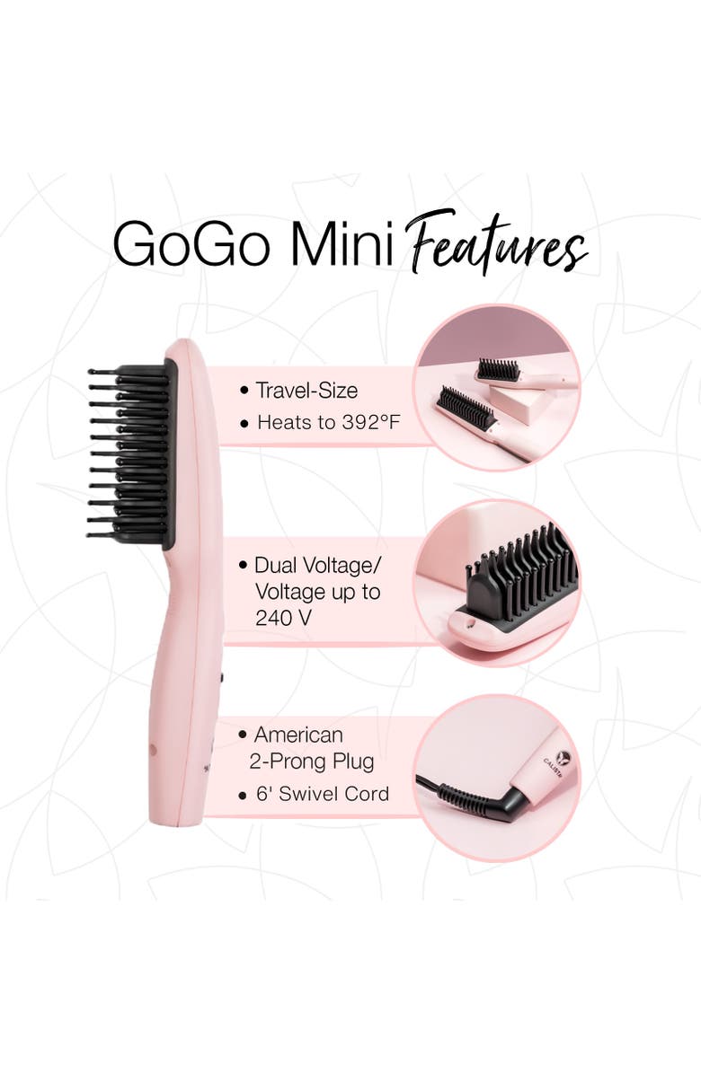 CALISTA GoGo Mini Detailer Brush, Alternate, color, Flamingo