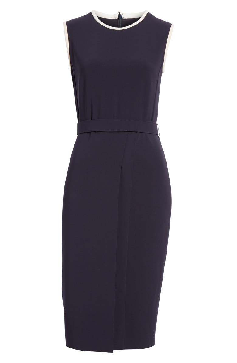 Max Mara Farad Crepe Sheath Dress, Alternate, color, 