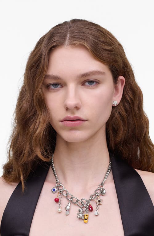 Marc Jacobs The Trinket Charm Necklace In Multi