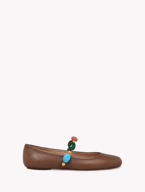 フラットシューズ GIANVITO ROSSI Woman Flat shoes Brown G9302210RICPON TIPR Flat Shoes for Women: Luxury Made in Italy | Gianvito Rossi