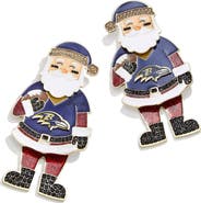 BaubleBar Women's BaubleBar Baltimore Ravens Santa Claus Earrings
