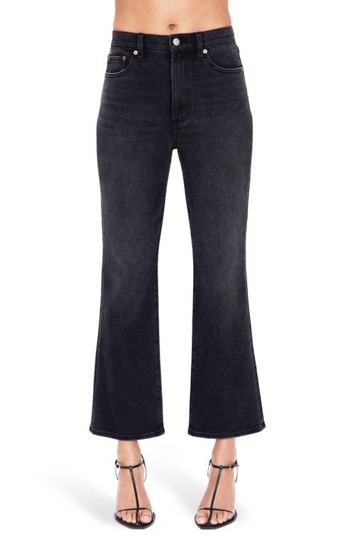 Pistola Ally High Waist Crop Bootcut Jeans In Black