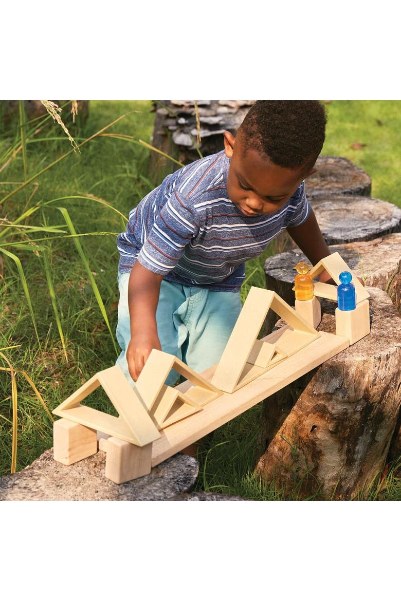 Discovery Triangles - Natural - 6 Pieces, Alternate, color, Beige