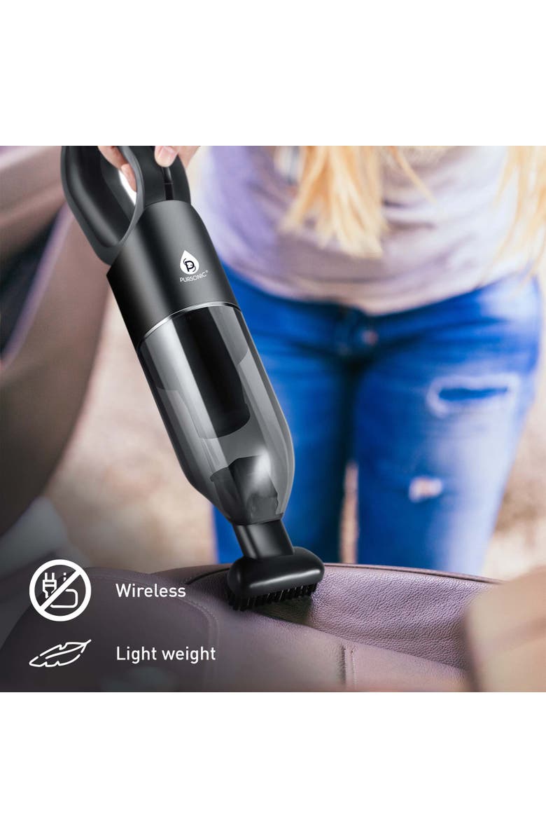PURSONIC Dual Purpose Car & Handheld Vacuum Bundle, Alternate, color, Black