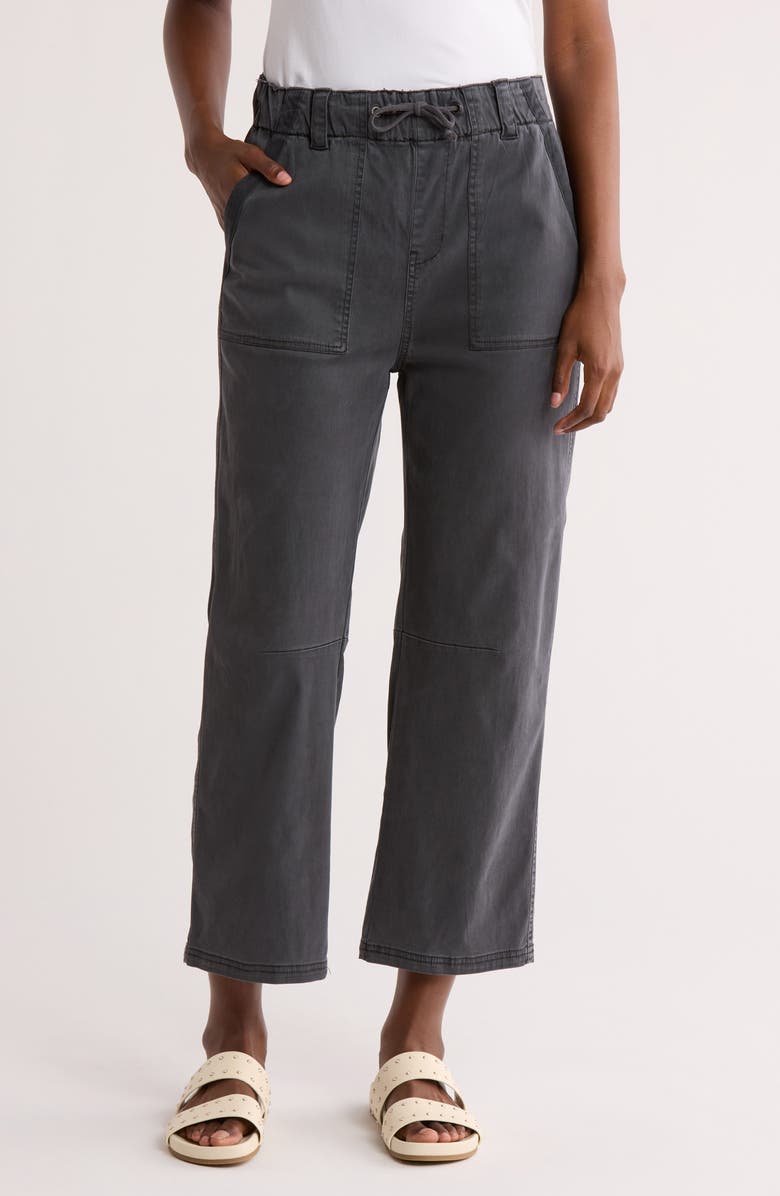 Splendid Gina Drawstring Wide Leg Pants, Main, color, Lead