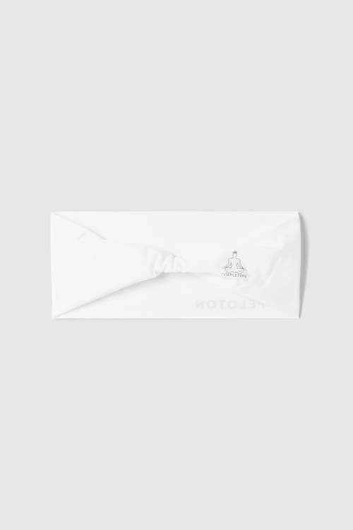 Peloton Wordmark Headband In Bright White