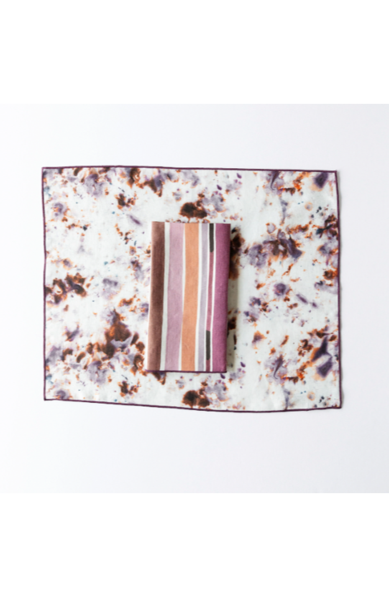 Goldie Home The Lisbon Stripe x Rose Marble Set, Main, color, Pink & Brown