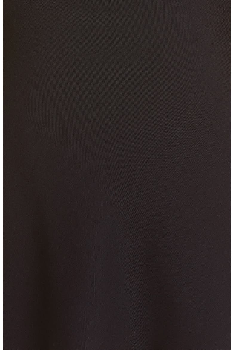 Chain Strap Silk Blend Dress, Alternate, color, BLACK