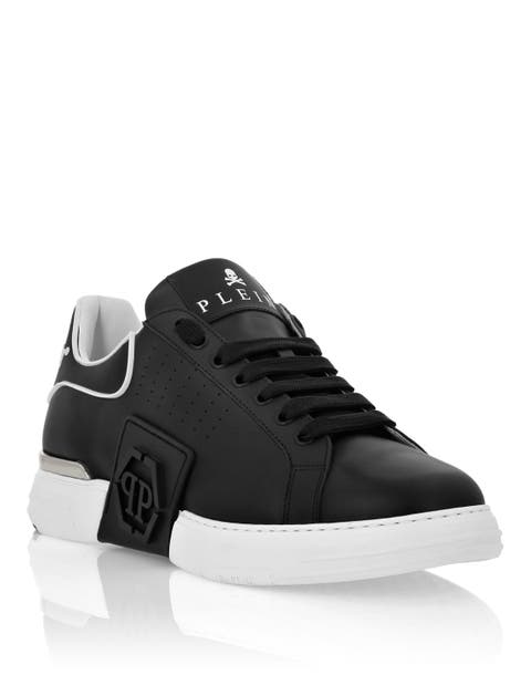 Nappa Leather Sneakers Low Top Hexagon Unisex