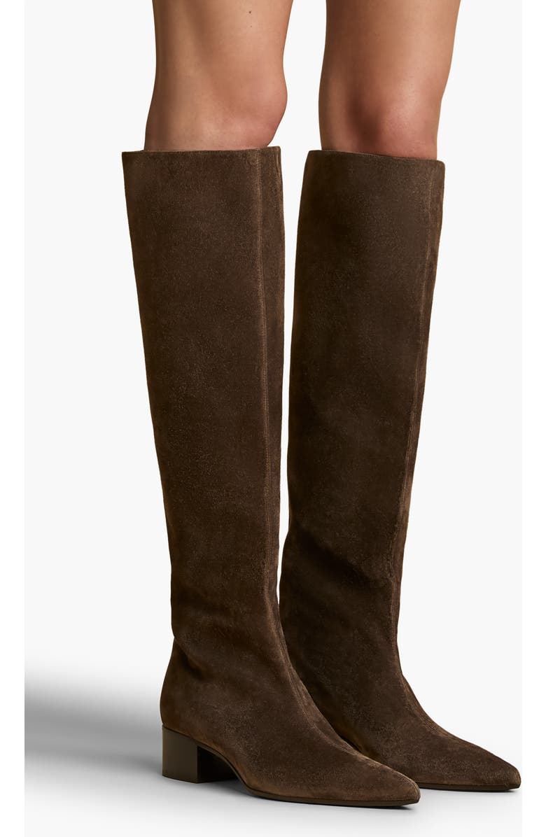 Khaite Andee Pointed Toe Knee High Boot, Alternate, color,