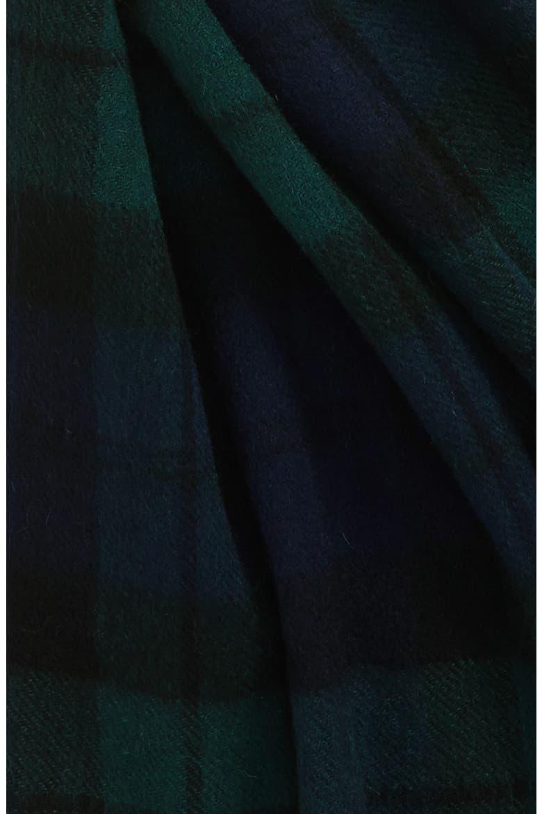 New Check Lambswool & Cashmere Scarf, Alternate, color, BLACK WATCH