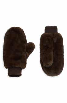 Lesly Faux Fur Mittens