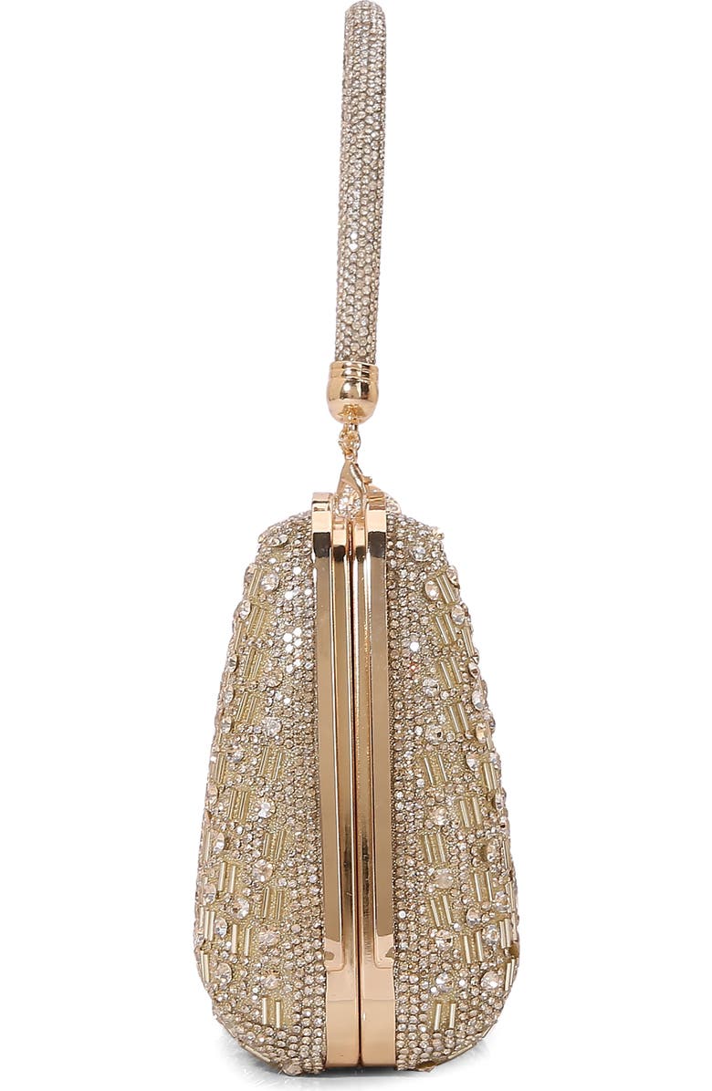 BERNESS Rhinestone Embellished Handbag, Alternate, color, Gold