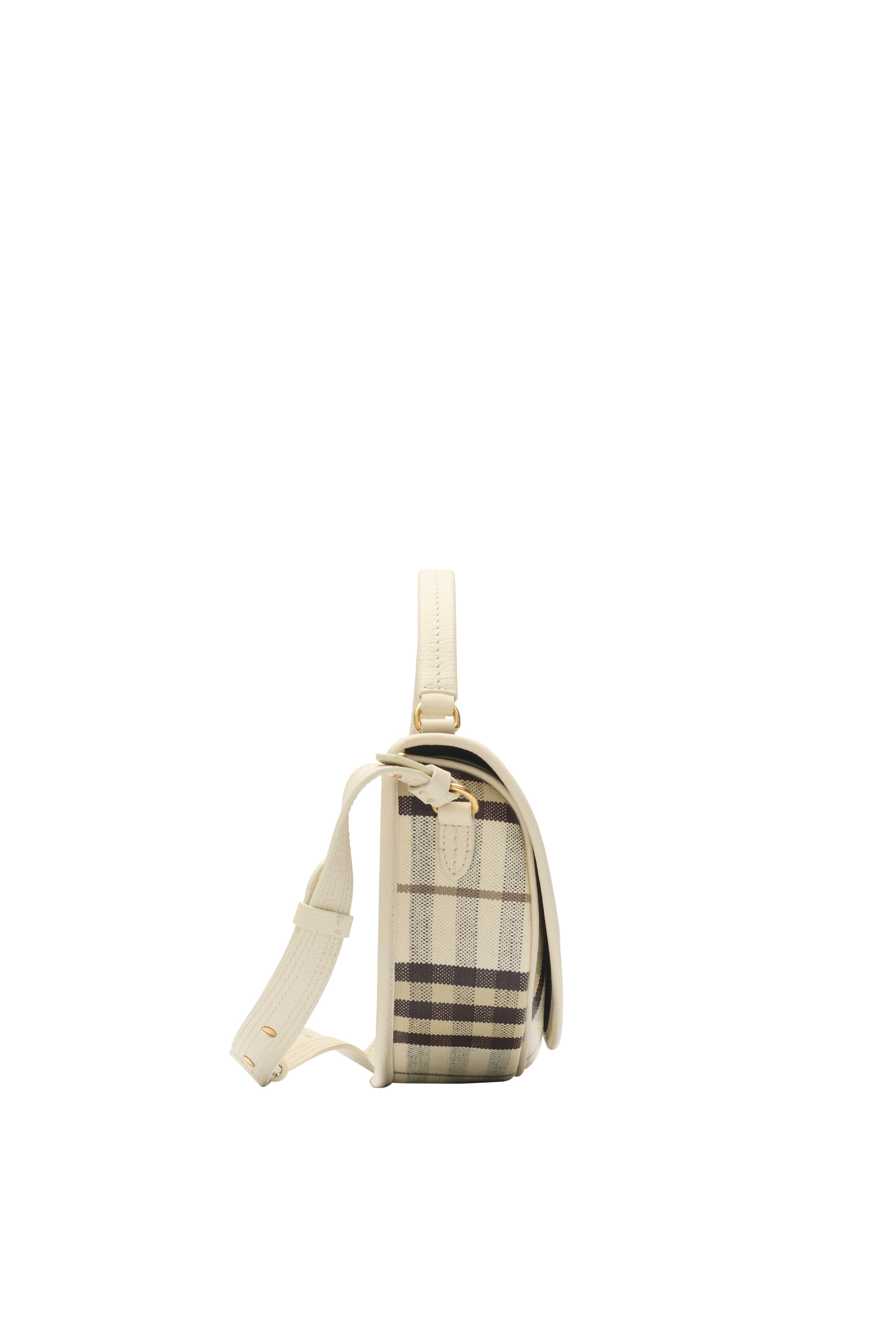 Burberry Highlands Crossbody Bag, Alternate, color, Light Beige