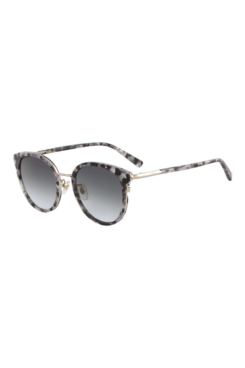54mm Round Sunglasses, Alternate, color, MARBLE GREY