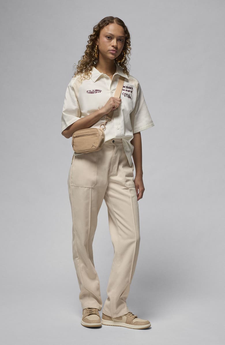 Jordan Twill Straight Leg Pants, Alternate, color, Legend Light Brown