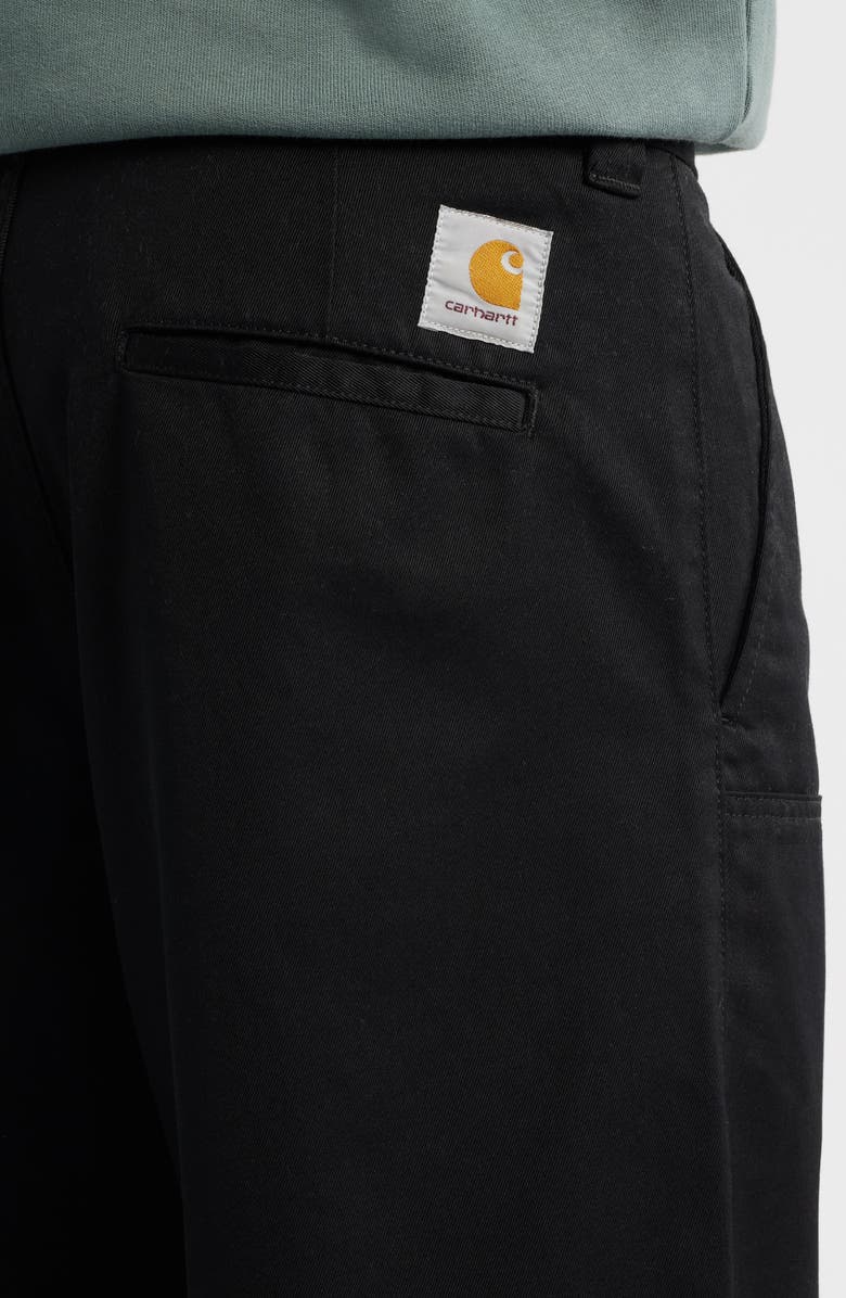 Carhartt Work In Progress Brady Double Knee Chinos, Alternate, color, Black (Rinsed)