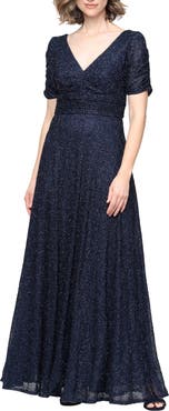 Alex Evenings Sequin Empire Waist Gown