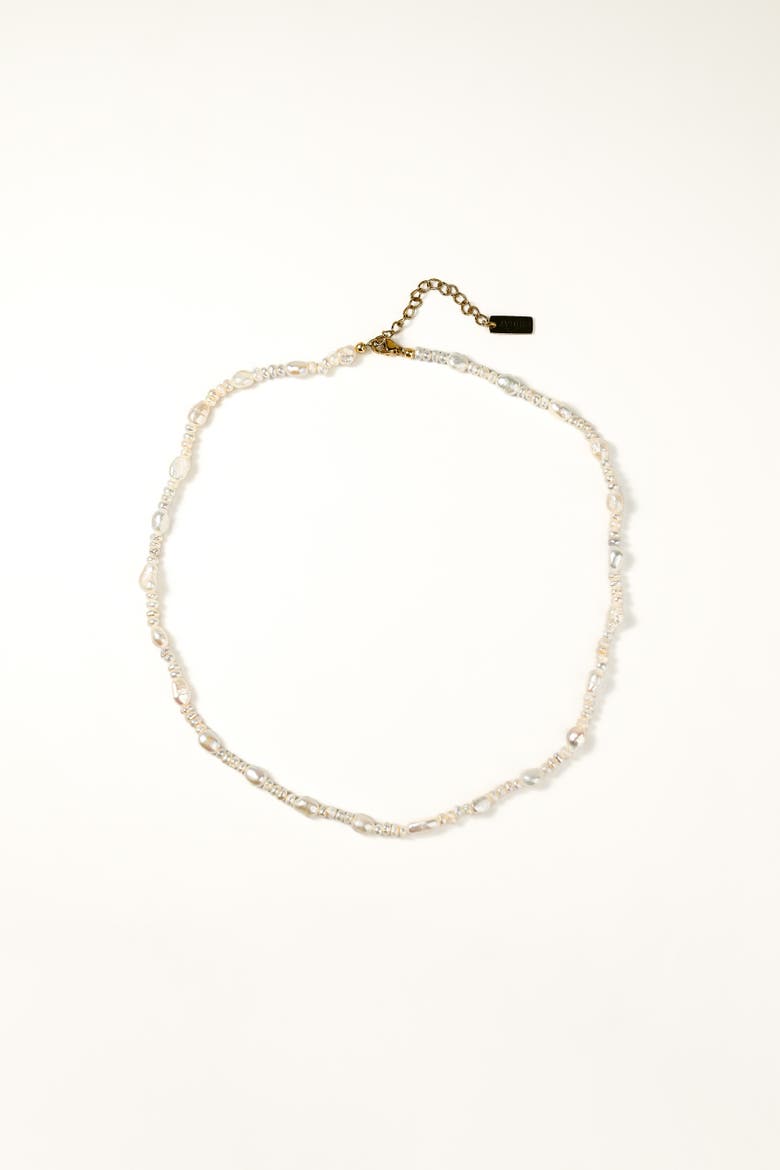 Dew Pearl Necklace, Main, color, Ivory