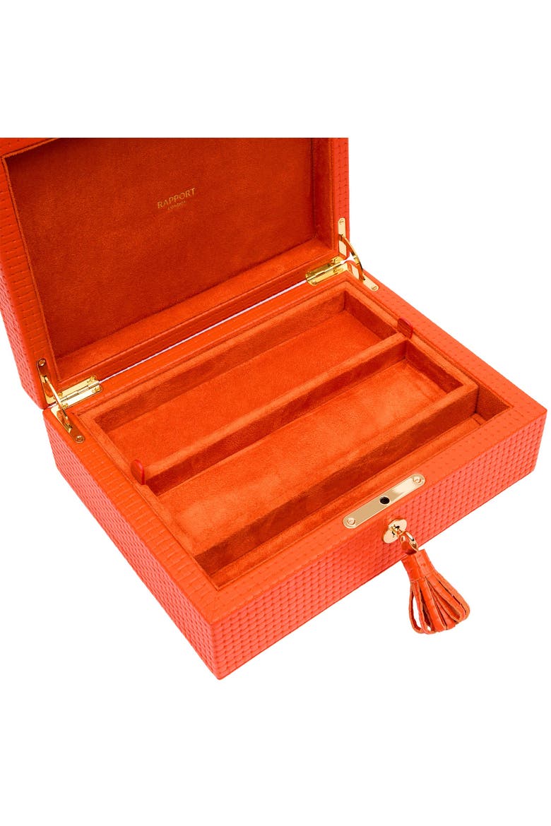 Charlotte Jewelry Box, Alternate, color, Orange