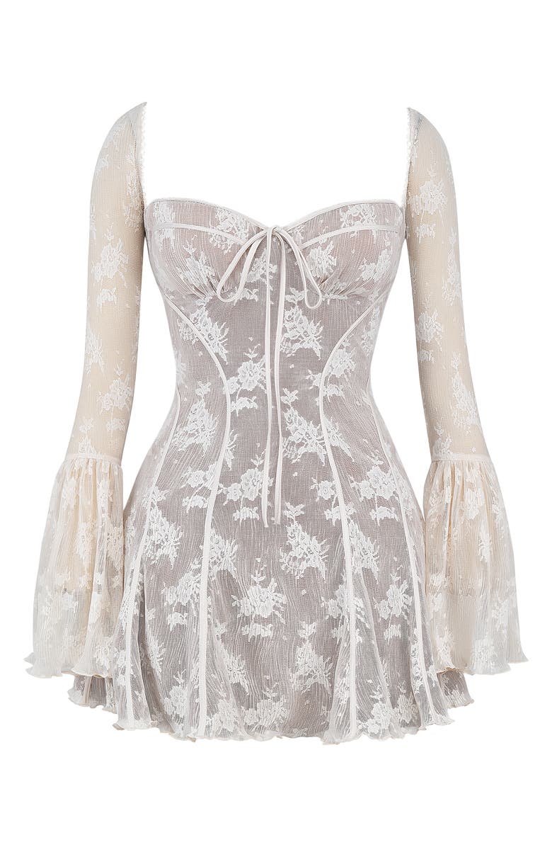 Analissa Long Sleeve Lace Minidress
