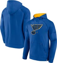 FANATICS Men's Fanatics Royal St. Louis Blues Iconic Defender Raglan Pullover Hoodie