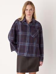 Whistles Checked Brushed Cotton Shirt